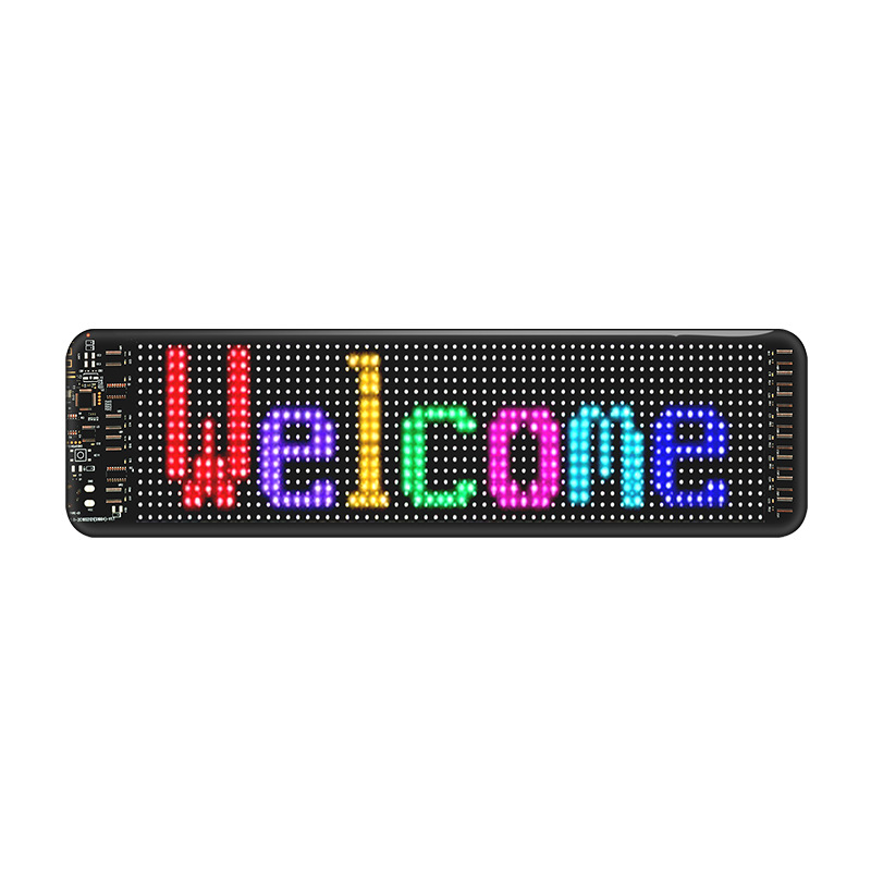 Picture of Source manufacturers led car flexible screen wireless transmission car flexible display car rear window LED flexible screen