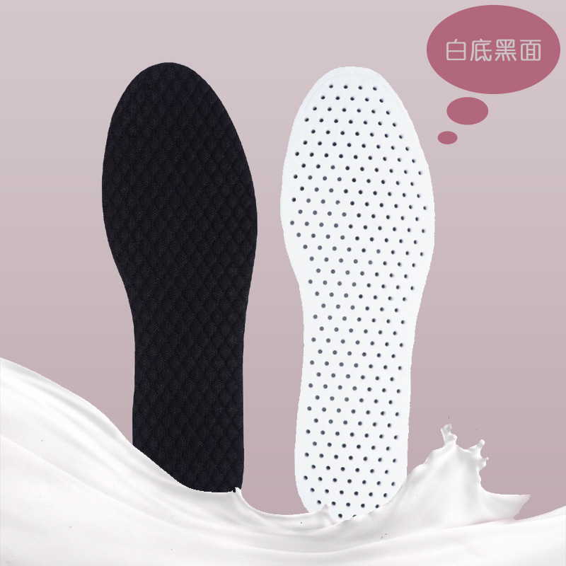 Picture of Sports Insoles Absorb Sweat, Pu Breathable Leather Insoles for Women, Soft Sole, Comfortable, Cuttable, Thin Summer Style, Shock-Absorbing, with a Feeling of Stepping on Poop