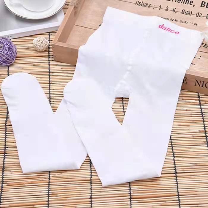 Children's Non-Slip Bottom Socks Girls Dance Socks Large Children's Velvet Spring and Autumn Pantyhose White Socks for Women