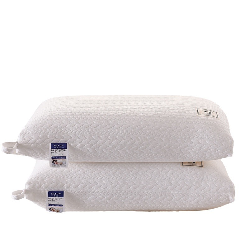 Picture of Factory direct wheat knitted cotton pillow to help sleep cervical spine hotel does not collapse student dormitory pillow single