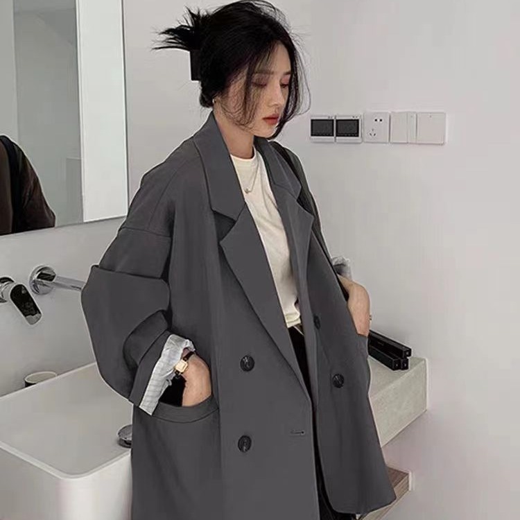 Picture of 2024 Spring and Autumn New Small Suit Jacket Women's Fashion Korean Style Loose College Style Suit Women's Top Trendy