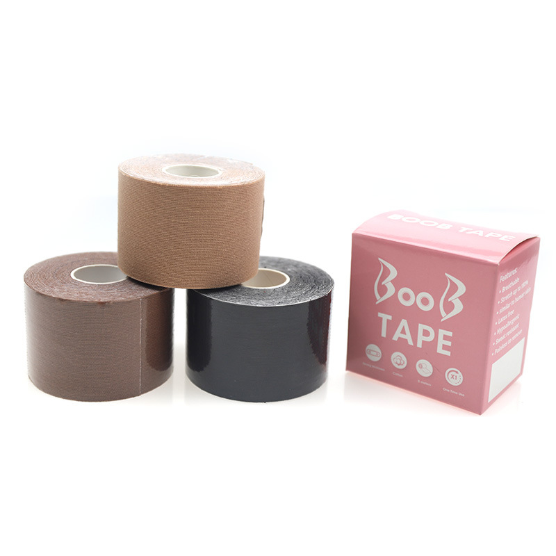 Cross-border manufacturers chest stickers to prevent sagging lifting tape anti-bump invisible chest stickers breathable elastic cloth milk stickers