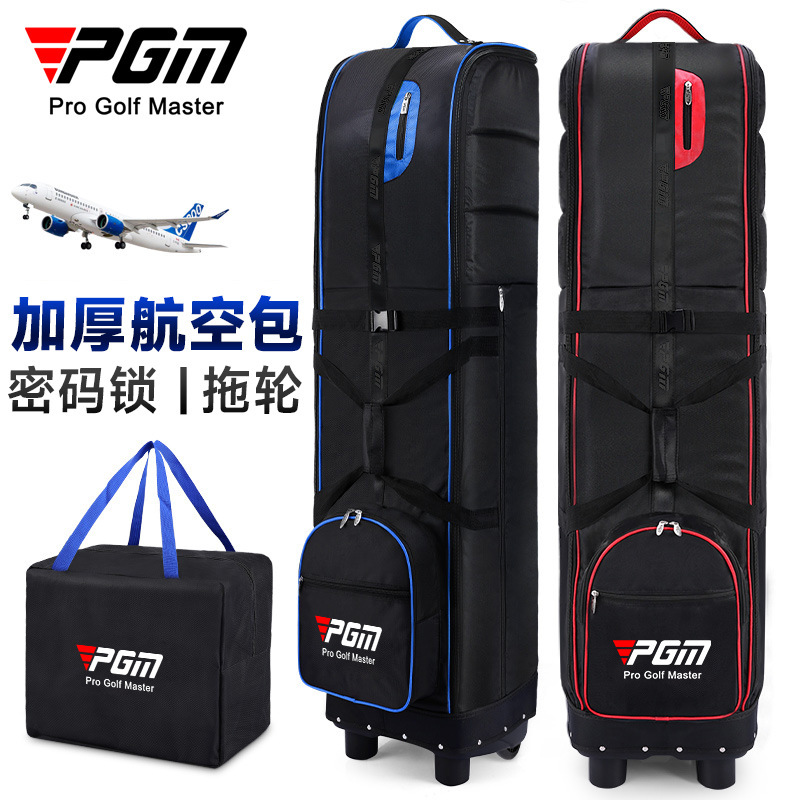 Pgm Golf Aviation Bag Comes with Dust-Proof Storage Bag, Thickeneded Aircraft Checked Foldableable Tug Aviation Bag