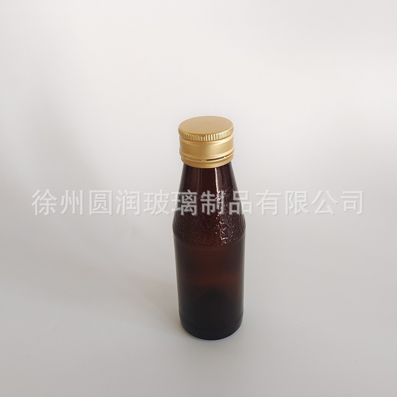 Picture of Manufacturer Supplies Brown 100ml Pitted Oral Liquid Bottle Brown 100ml Bird's Nest Bottle