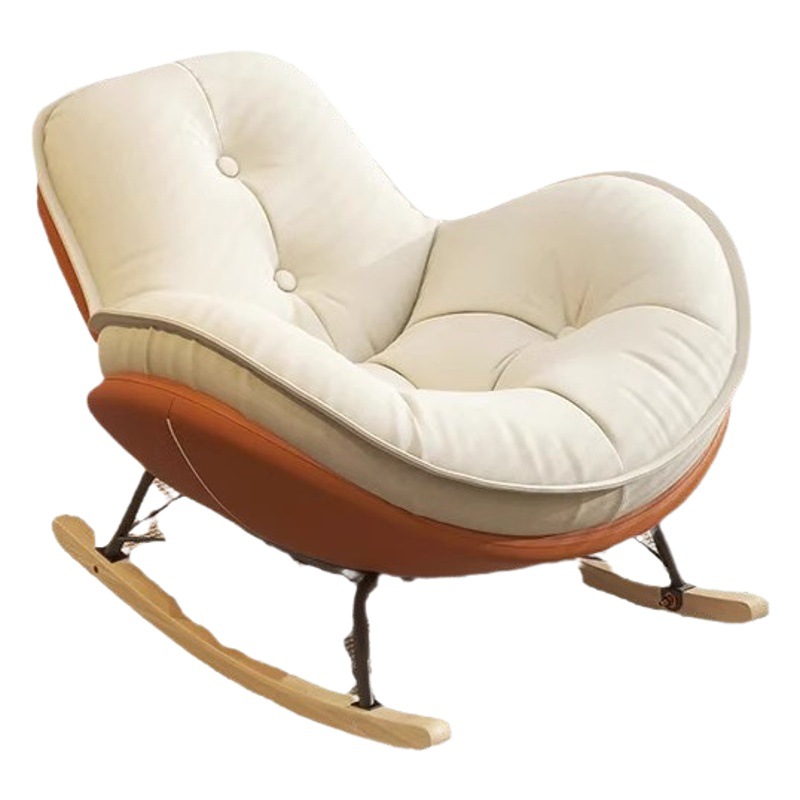 Cross-Border Hot Selling Leisure Enlarged Rocking Chair Can Sit and Lie down Balcony Living Room Home Leisure Lazy Chair Snail Penguin Chair