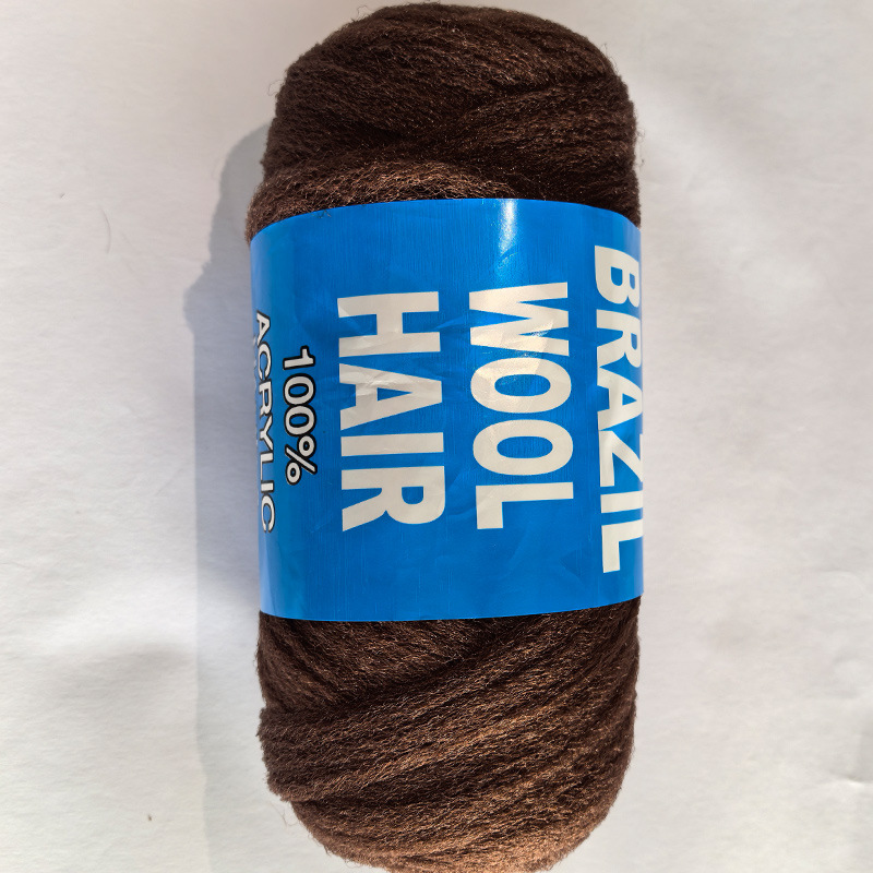Picture of Brazil wool hair African Wig Line Dirty Braid Hair Silk Dirty Braid Silk Large Braid Super Light Hair Silk