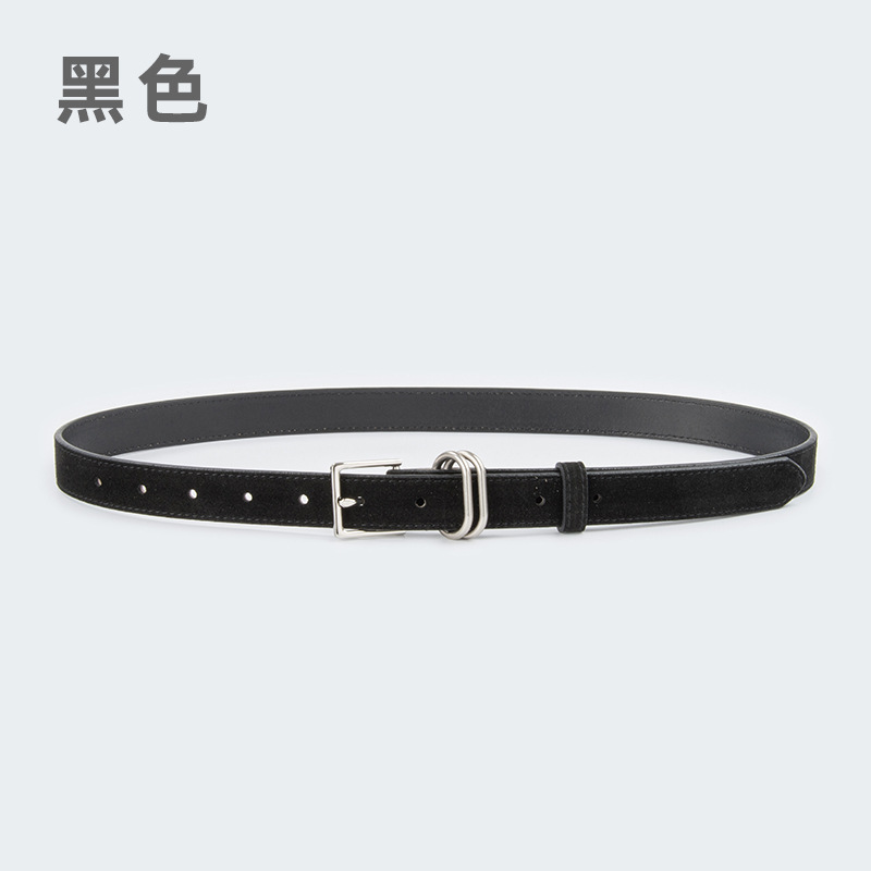 Picture of Frosted Vintage Genuine Leather Women's Belt Cowhide Women's Autumn and Winter New Arrival Skirt Casual Pants Jeans Women's Belt