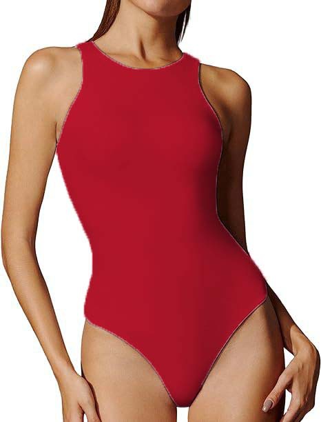 Picture of Cross-Border European and American Style Sports Jumpsuit Round Neck Slim Jumpsuit Outer Wear Milk Silk Clothing Top Hot Girl