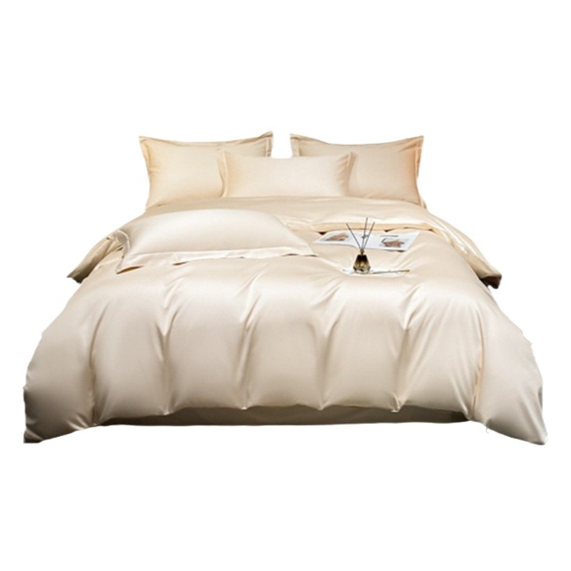 Class A 100 pieces light luxury long-staple cotton single piece quilt cover pure cotton quilt cover 100 cotton double-piece single double Nantong home textile 4