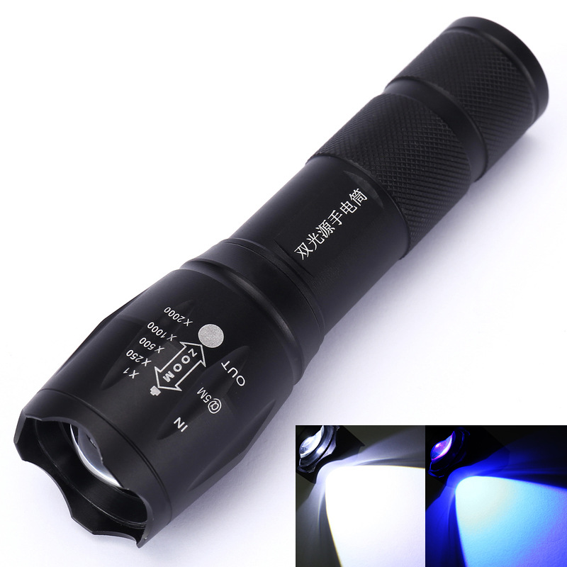 Scorpion UV lamp, bill detector lamp, ultraviolet flashlight, dual-purpose multifunctional charging, high-power detection lamp