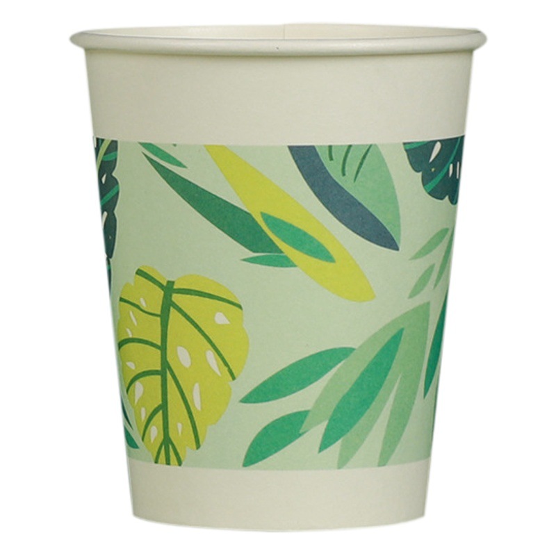 Paper cups disposable thick good quality 100 a pack of cups thick business wholesale custom tea drinking cups