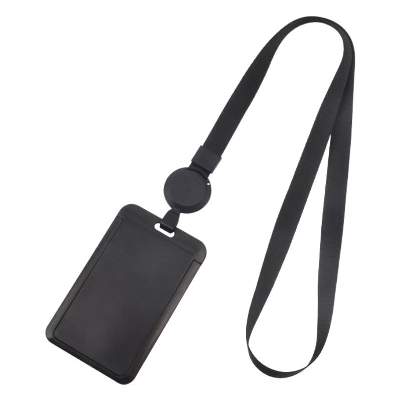 Youhe New Easy-pull Buckle Tag Card Holder Telescopic Buckle Work Permit Tag Rope Staff Brand Card Holder Lanyard