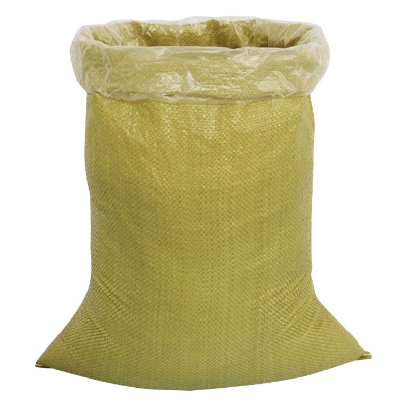 Factory direct with inner lining yellow woven bag snakeskin bag bag moving bag waterproof moisture-proof bag