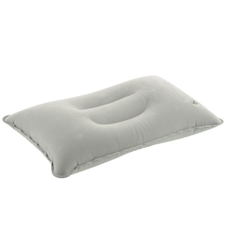 Picture of Flocking Square Nap Inflatable Pillow Wholesale Outdoor Camping Cushion Travel Flocking Inflatable Pillow in stock