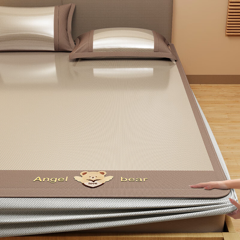 Class A mat bed hat ice silk mat air conditioning 2025 new summer washable straw mat rattan mat student dormitory