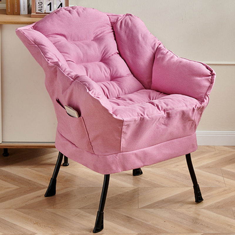 Picture of Lazy Sofa Single Chair College Student Dormitory Computer Chair Comfortable Balcony Small Sofa Soft Bedroom Backrest Recliner