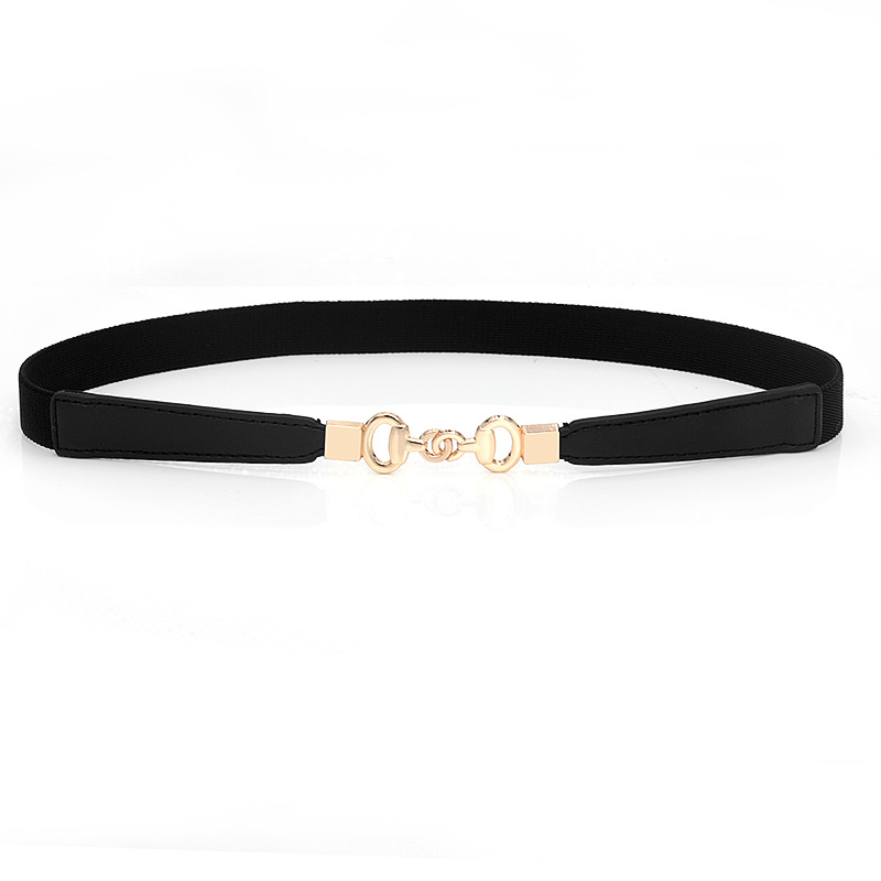Picture of Simple Fashion Elastic Buckle Women's Thin Belt Women's Skirt Decorative Belt Elastic Belt with Belt