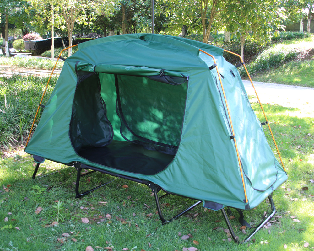 Picture of Outdoor camping tent thickened Oxford cloth warm off-ground tent single double fishing off-ground tent