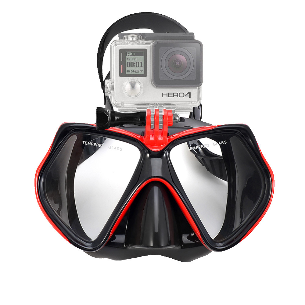 Camera diving goggles underwater sports camera diving mask glasses with bracket