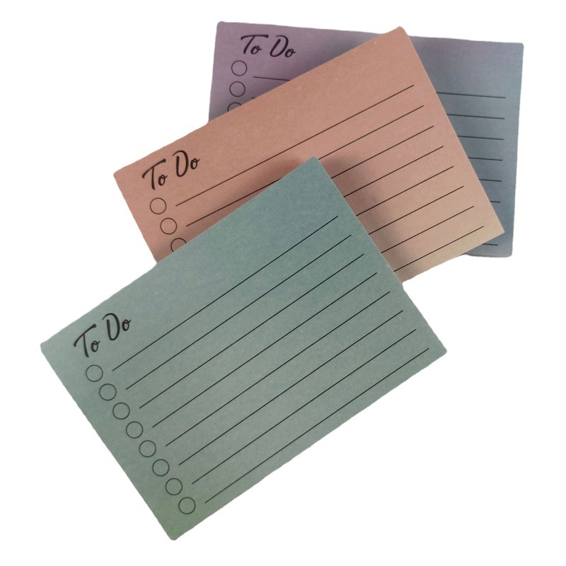 Gradient Convenience Stickers ins Spot Message Stickers 2023 Simple Post-it Stickers Customized Post-it Stickers for Students