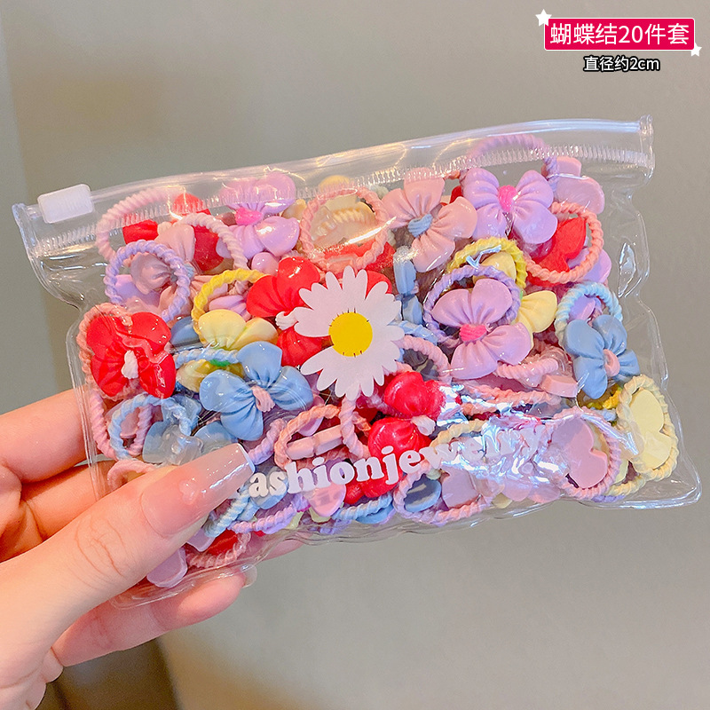 Picture of Children's rubber band does not hurt hair, good elasticity, Girl's rubber band, baby's hair rope, small size tie hair, hair ring, hair accessories