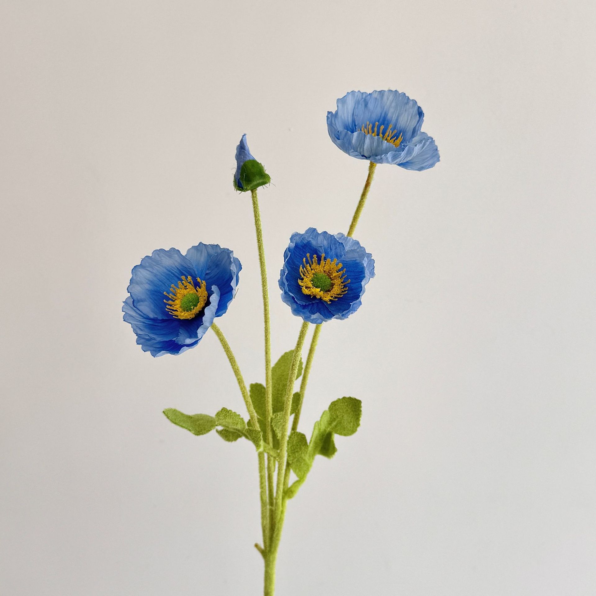 Picture of Poppy Artificial Flowers, High-End Realistic Wedding Scene Layout, Home Decoration Ornaments, Artificial Flowers, Silk Flowers, Artificial Flowers