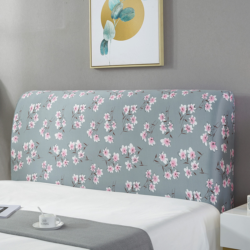 Picture of Nordic Bedhead Cover High Elastic Dust Cover Home Backrest Cover 1.8 m 1.5 Elastic Bedhead Cover Universal