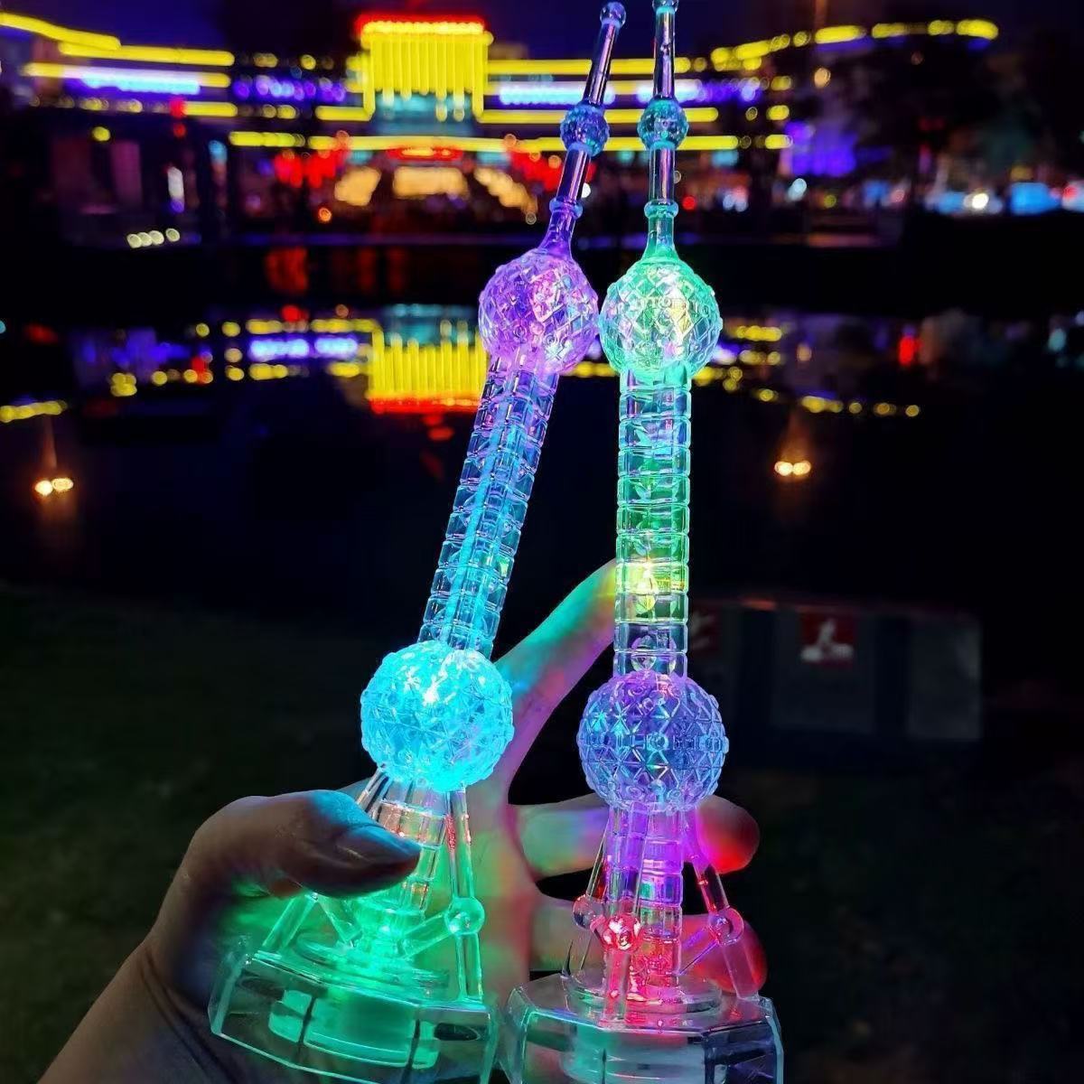 Picture of Canton Tower Souvenir Stall Luminous Oriental Pearl Tower Popular Creative Ornaments Tourism Hot Nightlight