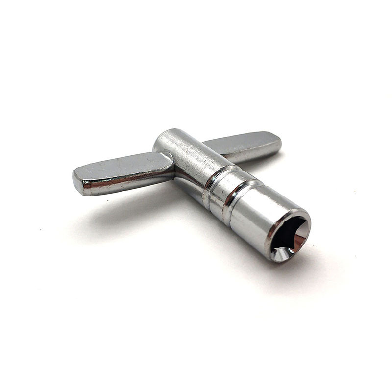 Drum set wrench key drumhead square quadrangular screw elastic adjustment T-type tool accessories