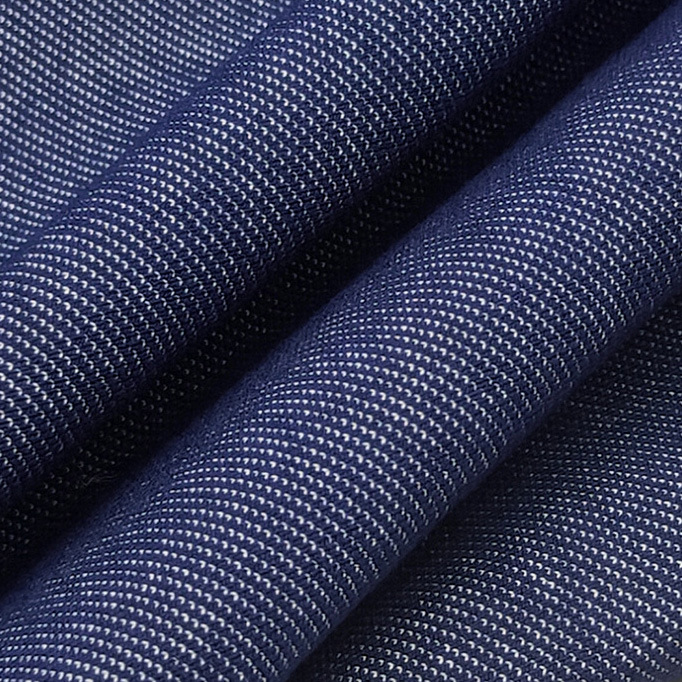 Spot New Thickeneded Pure Cotton Sunshine Denim No-Wash Imitation Denim 280g Autumn and Winter Warm Four-Way Elastic Fabric