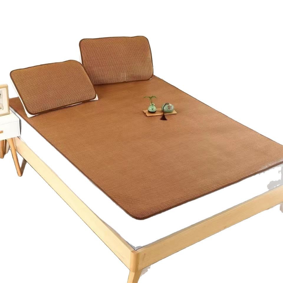 Picture of Summer mat rattan mat 1.5 m1.8m0.9/1.2m sheets double mat foldable dormitory straw mat new