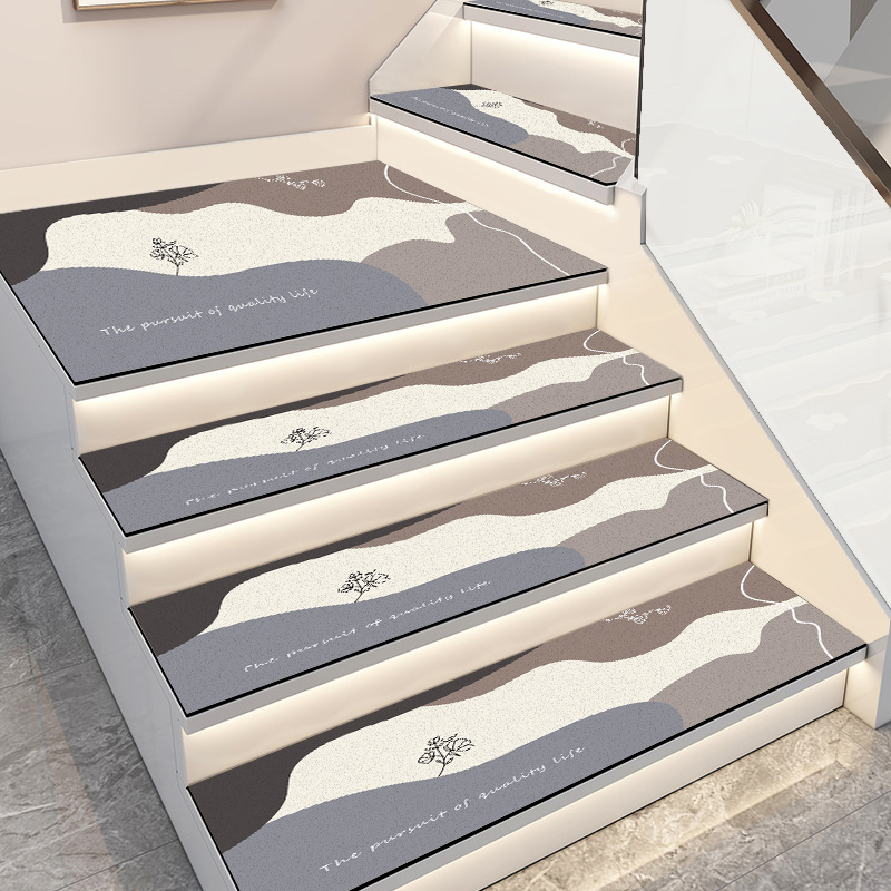 Picture of Simple style household non-slip stair mat stain-resistant easy-to-clean diatom mud floor mat non-slip cutting and soundproof floor mat
