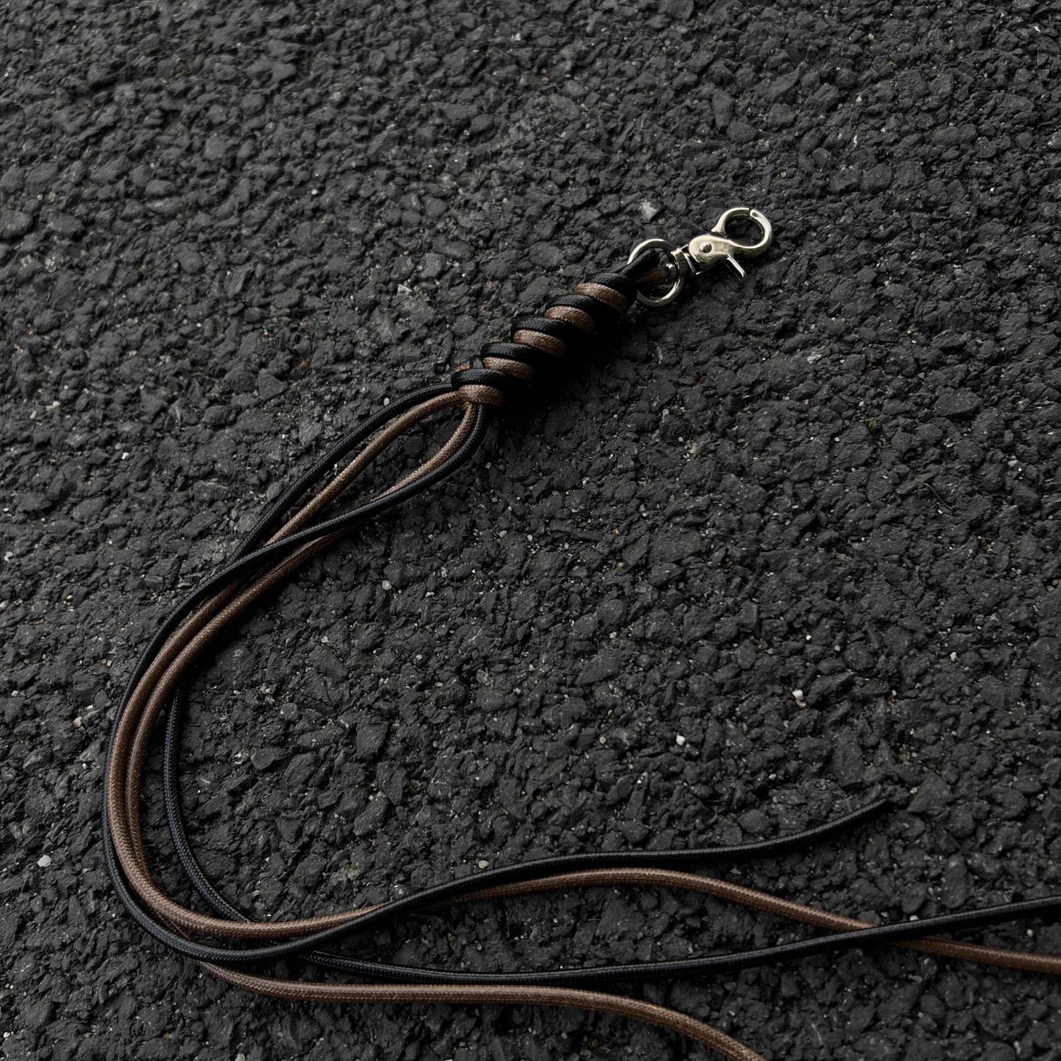 Vintage American Handmade Braided Rope Waist Keychain Hanging Accessories cleanfit Creative Wear Bag Pendant