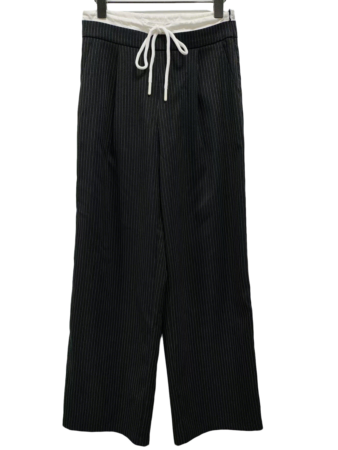 Picture of European and American Hot Selling Autumn New Striped High Waist Straight Dosing All-match Casual Pants Loose Wide Leg Pants