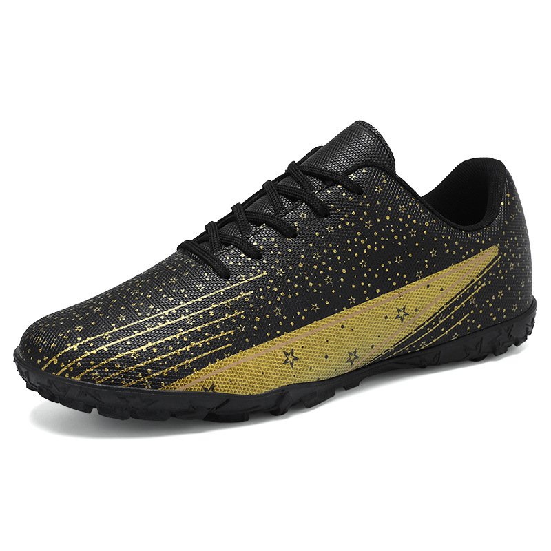 Cross-Border New Children's Soccer Shoes for Boys, Teenagers, Students, Girls, Tf Cleats, Men's Foreign Trade Wholesale Lace-Up Shoes