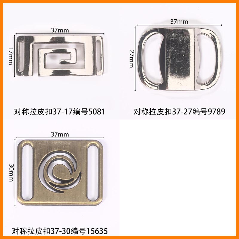 Length 37mm pull leather buckle women's summer hollow leather shoes shoe buckle pin buckle luggage shoes flower clothing accessories accessories roll