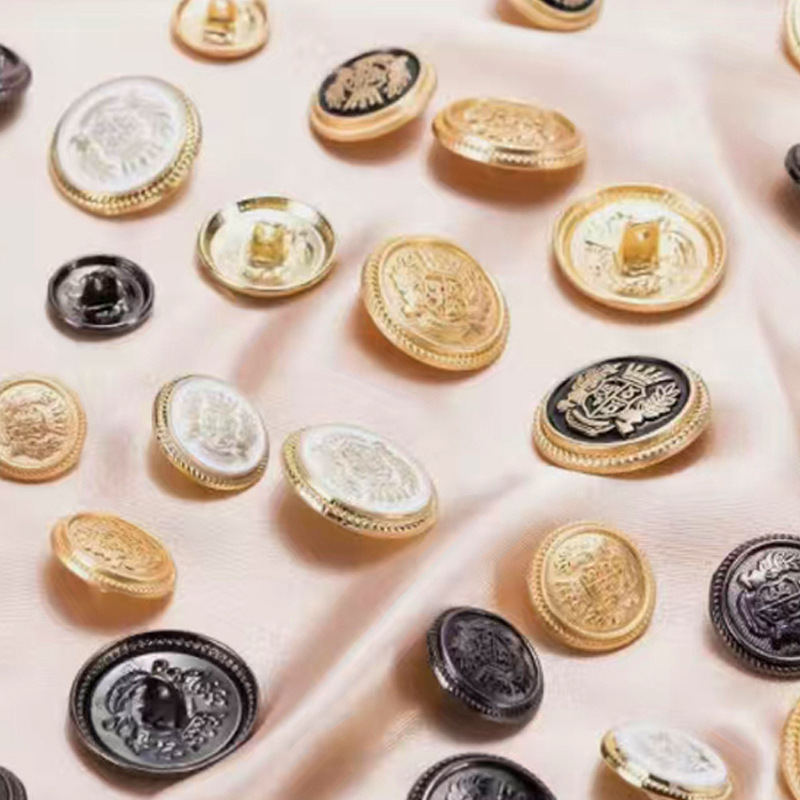 Picture of Metal Buttons for Coats, Suits, Trench Coats, Cufflinks, Men's Tops, Women's Waist-Cinching Pants Buttons, High-End Alloy