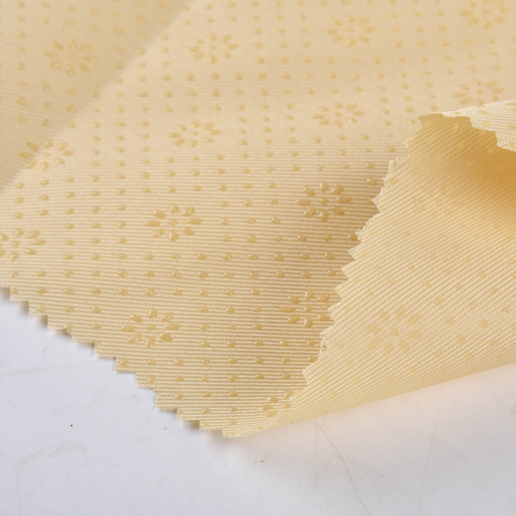 Picture of Polyester twill gabardine imitation silicone plum blossom point drop plastic cushion non-slip fabric dispensing can be processed and produced