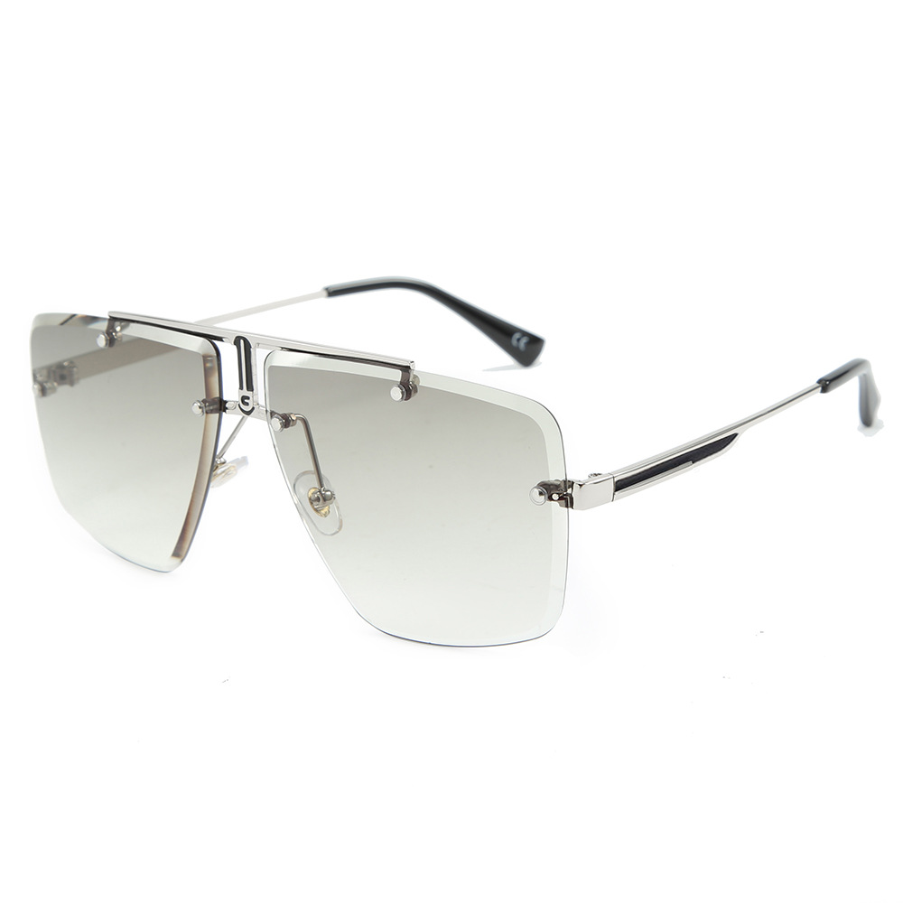 Picture of Men's Square Cut Edge Sunglasses 2019 European and American Trend Cover Glasses Driving Fashion Sunglasses 5011Uv400