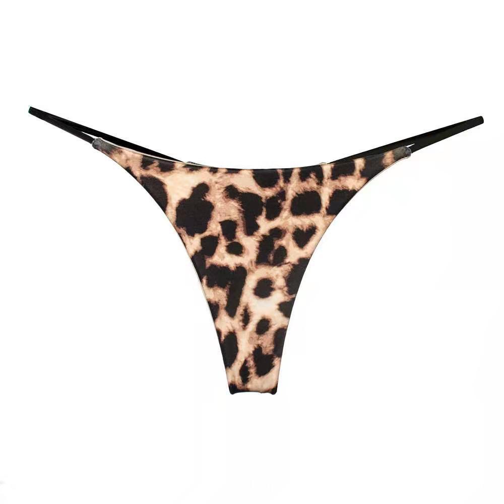 Picture of Jade Fragrant Pavilion New Version Double-Layer Thin Strap Thong Low Waist Low Waist Underwear Double-Layer Bikini Cotton Underwear for Women