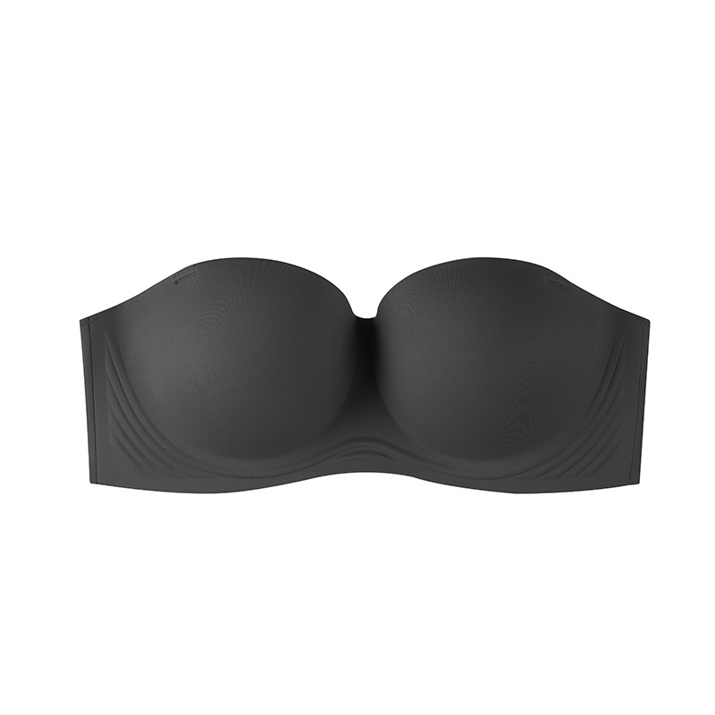 Picture of Original Large Size Strapless Intimates for Women with Big Breasts Push-Up Non-Slip Invisible Tube Top Wrapped Chest Backless Beautiful Back Bra Ef Cover