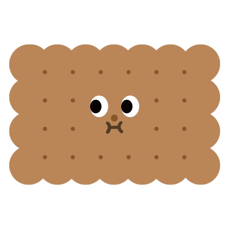 Cartoon Cute Biscuit Toilet Door Water Absorbent Floor Mat Toilet Bathroom Anti-Slip Mat Household Diatom Mud Floor Mat
