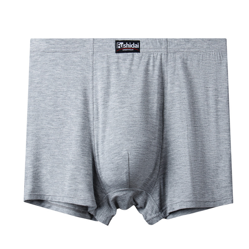 Picture of High Waist Men's Boxer Underwear Modal 150.00kg 200.00kg Fat Man Breathable plus size and Pants