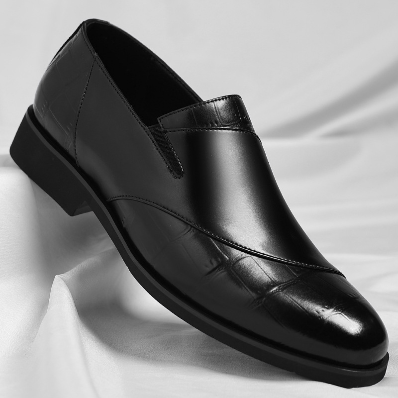 Leather shoes men's cross-border plus size business fashion pedal lazy formal casual feet loafers tide a generation of hair