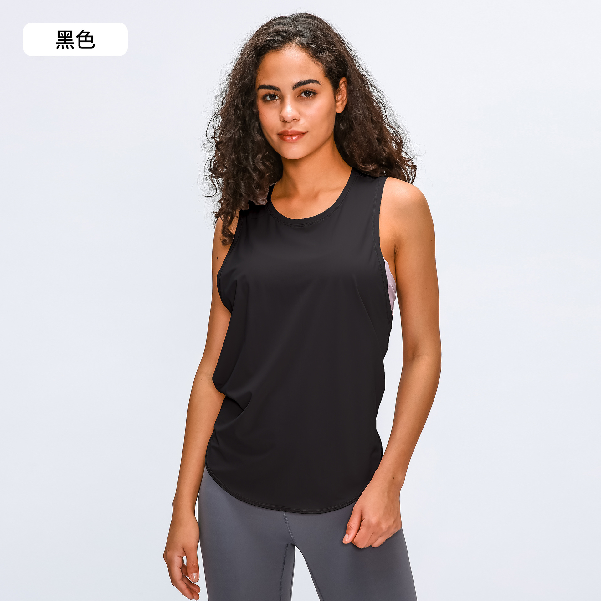 Picture of Spring and Summer New Yoga Vest T-shirt Women's Fitness Sleeveless Blouse Quick-drying Loose Yoga Top S2023