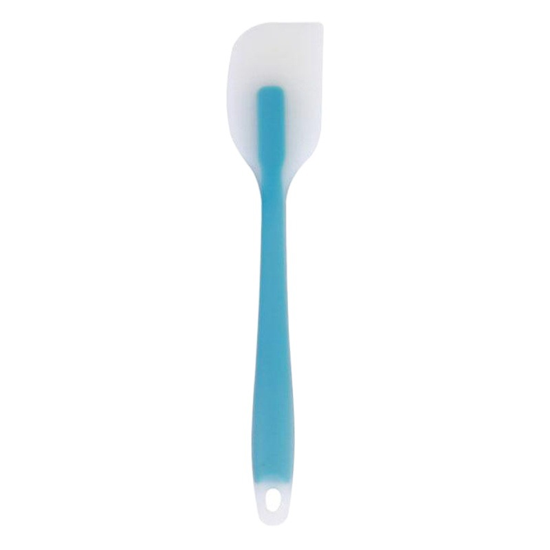 Factory in stock integrated translucent 21CM small size silicone scraper cake milk oil spatula baking tool