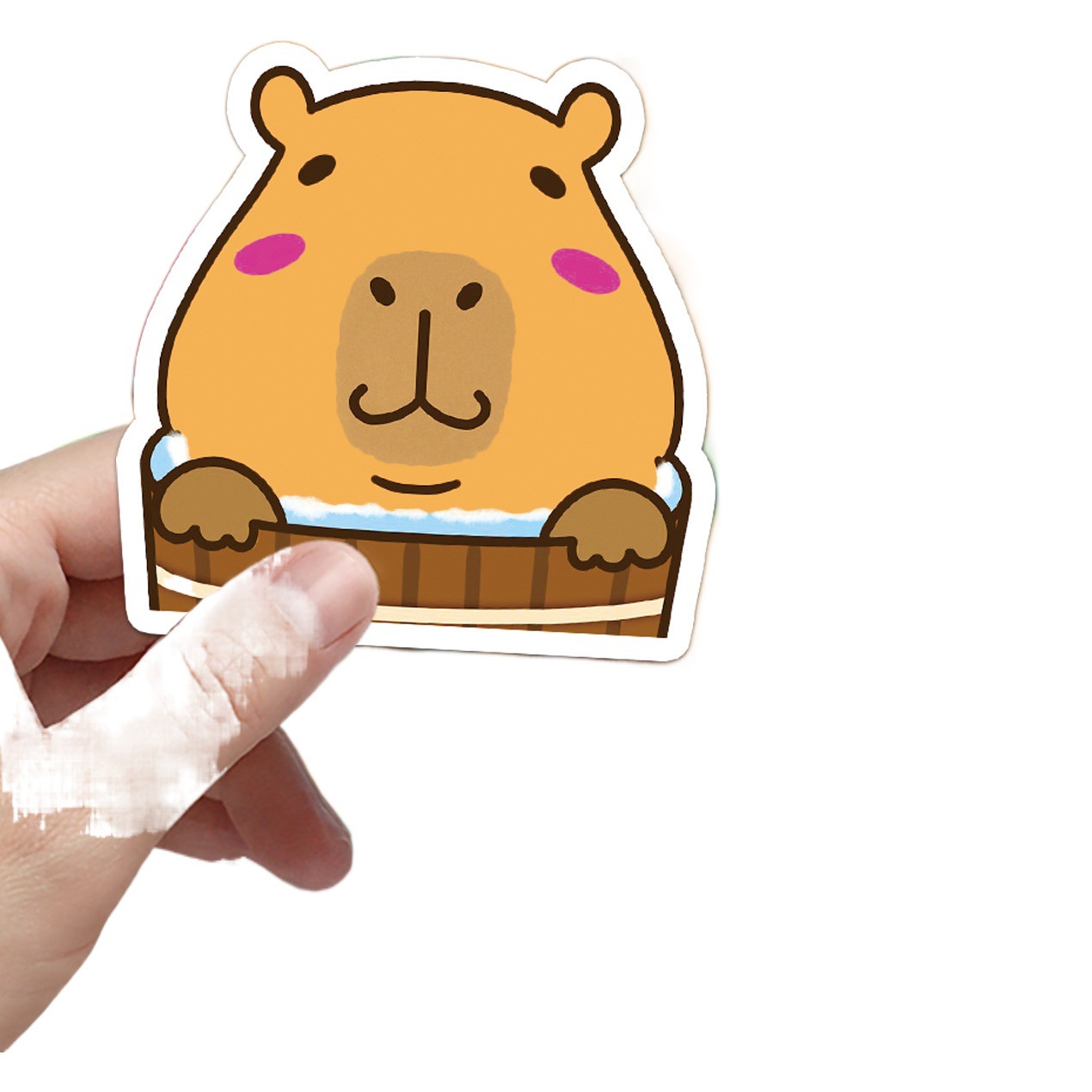 50 Capybara Graffiti Stickers Cross-border Cartoon Animal Kabibala DIY Phone Case Luggage Case Sticker Waterproof