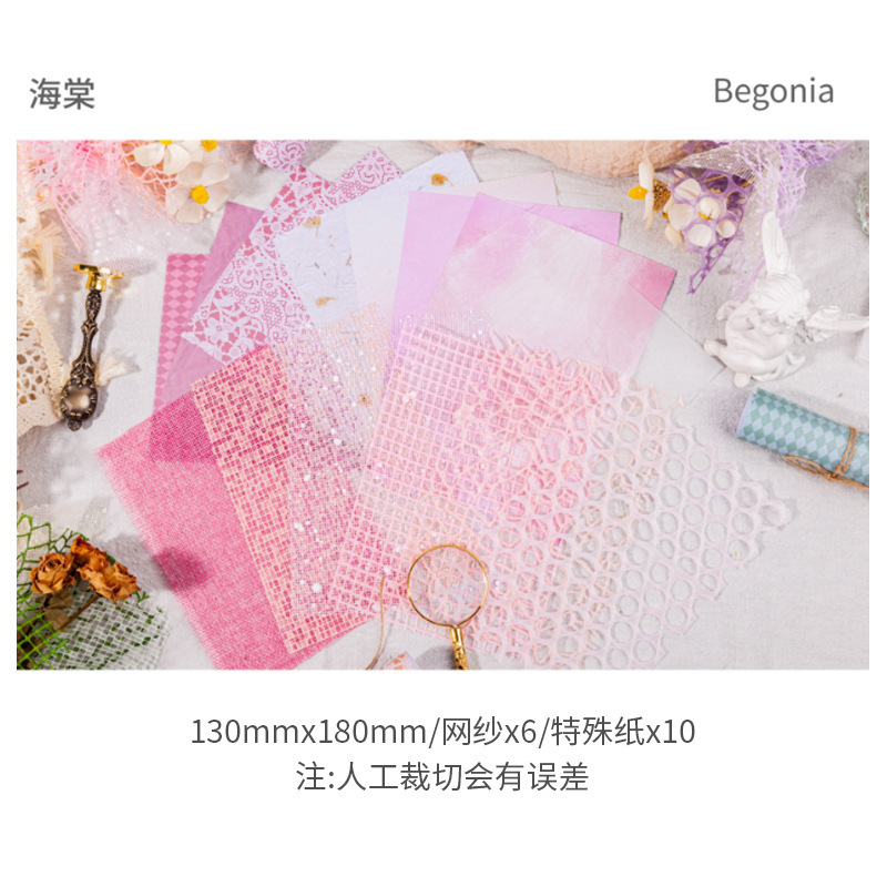 Picture of Retrostory Cloud Yarn Retro Base Decorative Background Paper Material Package DIY Handmade Pain Package Hand Account Material Paper