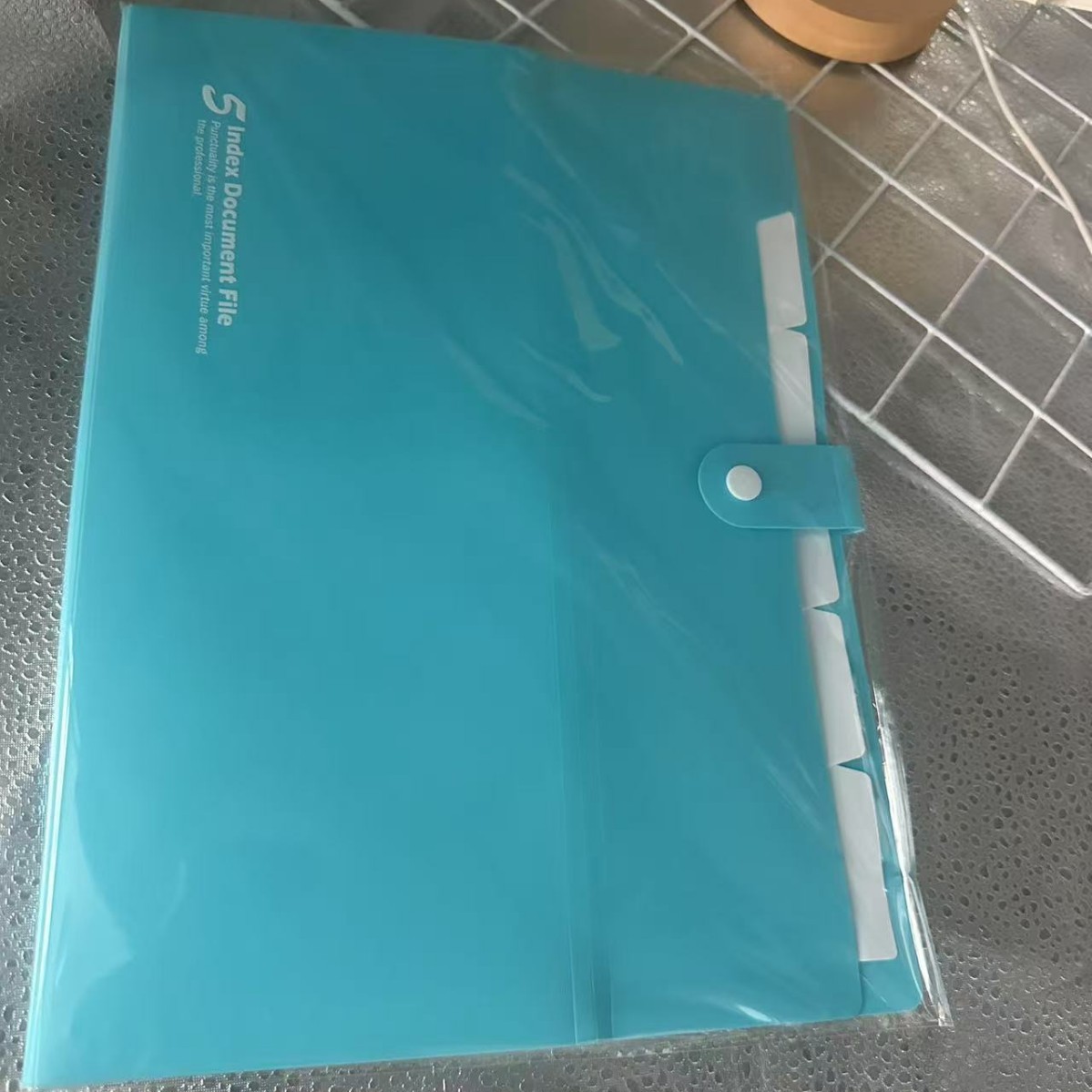 Picture of Plastic organ bag a4 multi-layer organ bag insert folder business multi-function file bag PP file bag in stock