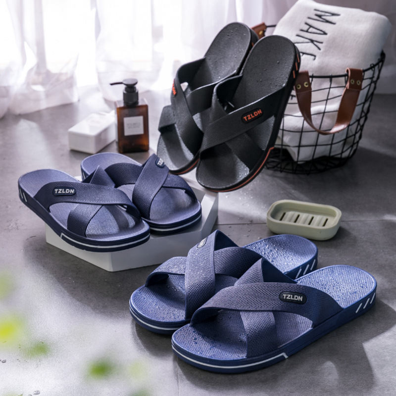 Exterior Size Slippers Men's Summer 46 Bathroom Non-Slip 48 Men's Household 50 Outer Wear Plus Size Slippers